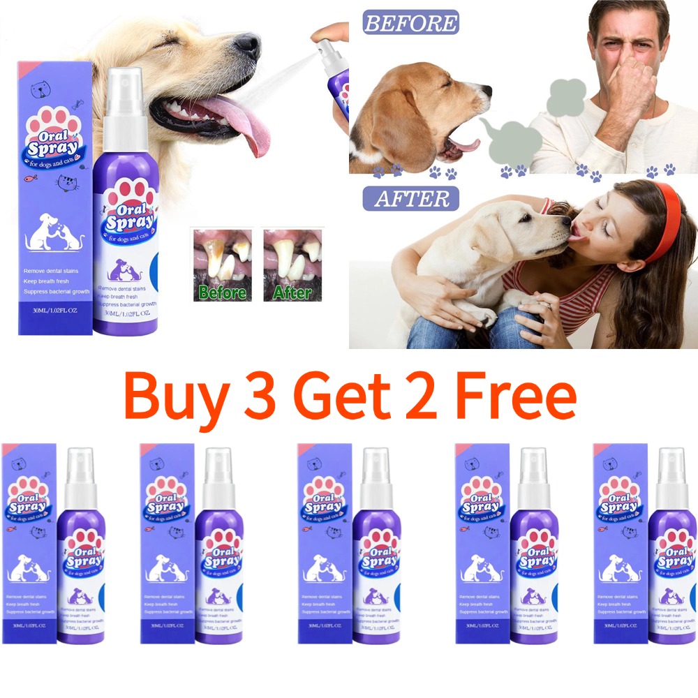 Teeth Whitening Mouthwash - Pet Mouth Spray,Fresh Breath & Teeth