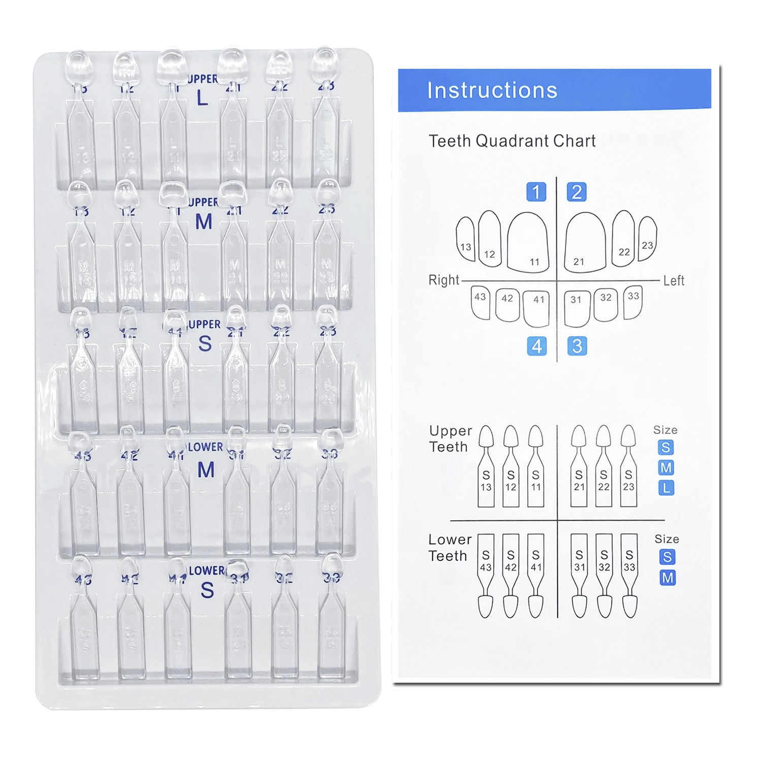32pcs/Set Dental Veneer Mould  - Teeth Whitening Kit recension och pris
