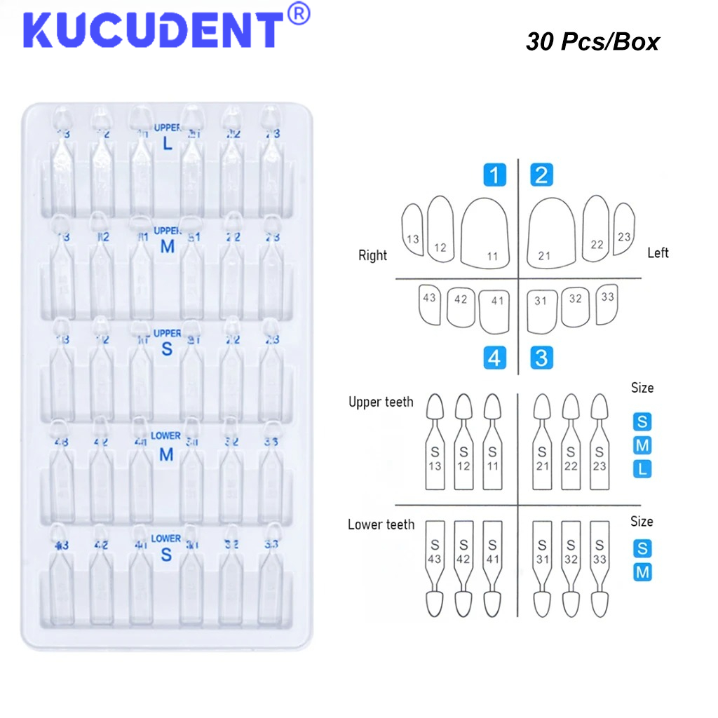 30pcs/Set Dental Veneer Mould  - Teeth Whitening Moulds recension och pris